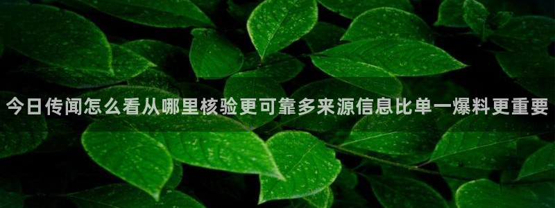 黑料吃瓜真伪核验
